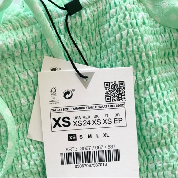 Zara cropped top XS new - Picture 6 of 10